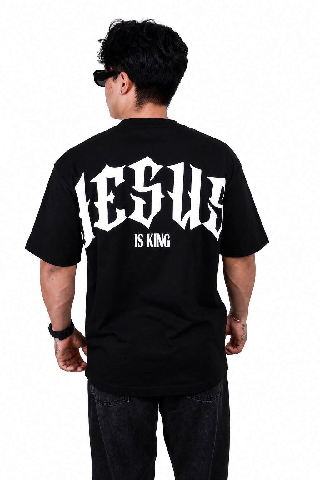 JESUS IS KING - BLACK